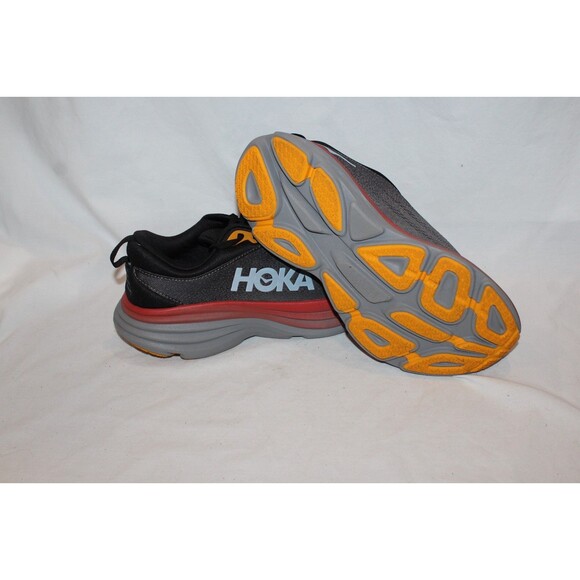 Hoka One One Men\'s Bondi 8 Athletic Running Sneakers ANTHRACITE 10.5 NWOB main image 6